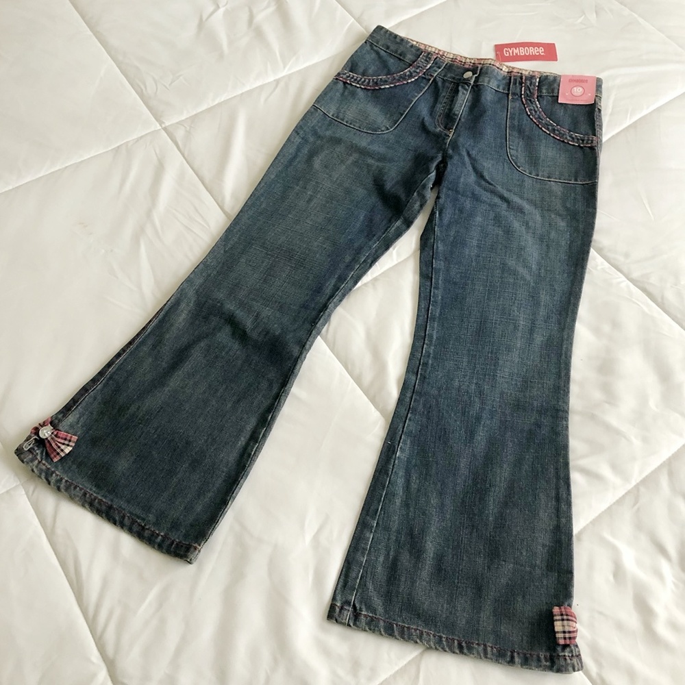 Gymboree Flare Jeans with Bow Detail